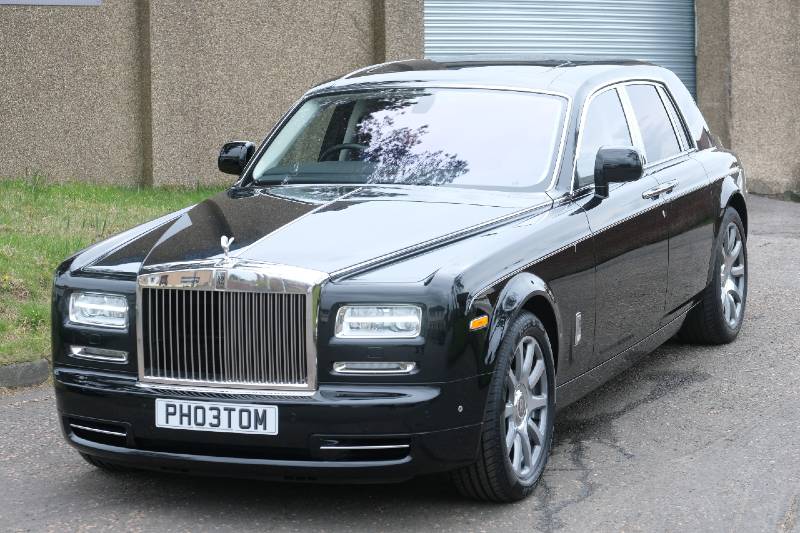Black Rolls Royce Phantom hire Manchester