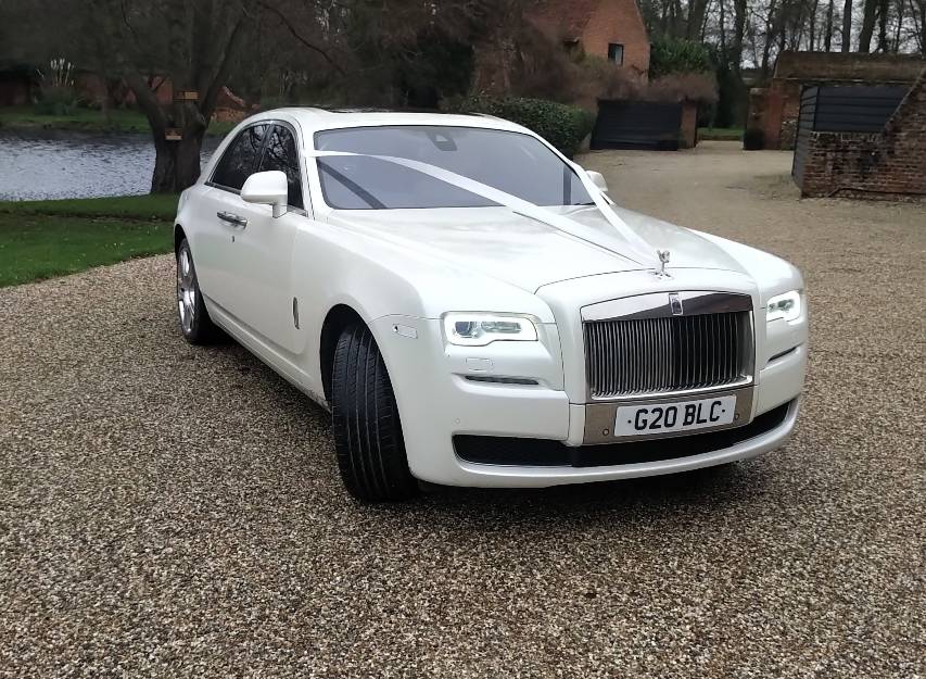 Rolls Royce Phantom wedding car hire Manchester